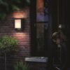 Philips 16461/93/P3 LED Nástěnné venkovní světlo | Přírodní bílá | 6W | Černá
