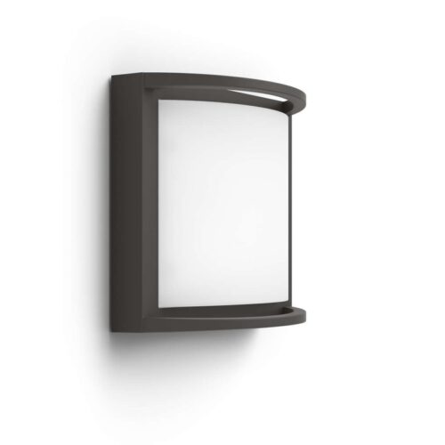 Philips 17391/93/P0 LED nástěnní svítidlo | Teplá bílá | Černá |  12 W
