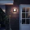 Philips 17391/93/P0 LED nástěnní svítidlo | Teplá bílá | Černá |  12 W