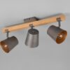 Trio 801900367 Bell Dřevěná bodovka | E14 | Kov | Nikl