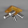 Trio 812400407 Marley Přisazené stropní svítidlo | GU10 | Kov | Nikl