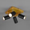 Trio 812400432 Marley Přisazené stropní svítidlo | GU10 | Černá
