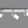 Trio 821410305 Clapton LED Stropní svítidlo | Teplá bílá | 3x5W | Chrom | Kov