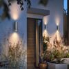 Philips Hue 17463/47/P7 Smart LED Nástěnné venkovní světlo | RGB | Variabilní | Kov | Nerez | 2x8W