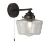 Searchlight 96008708-1BK Nástěnné svítidlo | E27 | Černá