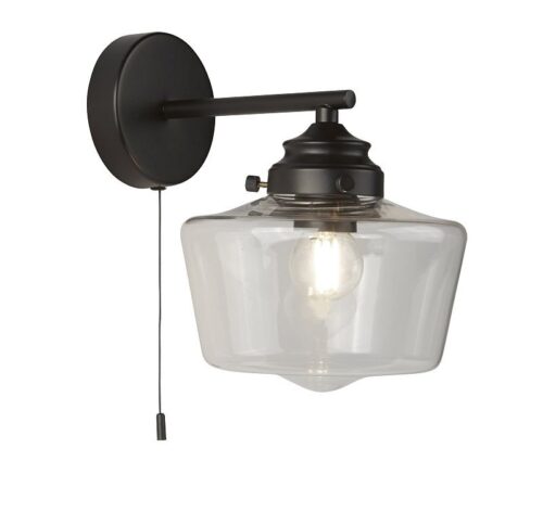 Searchlight 96008708-1BK Nástěnné svítidlo | E27 | Černá
