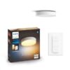 Philips Hue 41158/31/P6 Enrave Smart LED moderní stropní svítidlo | Variabilní | 9,6W | Bílá