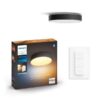 Philips Hue 41158/30/P6 Smart LED stropní svítidlo | Variabilní | 9,6W | Černá