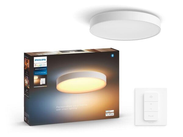Philips Hue 41159/31/P6 Enrave Smart LED stropní svítidlo | Variabilní | 19,2W | Bílá