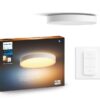 Philips Hue 41160/31/P6 Enrave Smart LED stropní svítidlo | Variabilní | 33,5W | Bílá