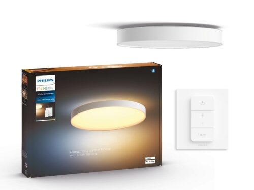 Philips Hue 41161/31/P6 Enrave Smart LED stropní svítidlo | Variabilní | 48W | Bílá