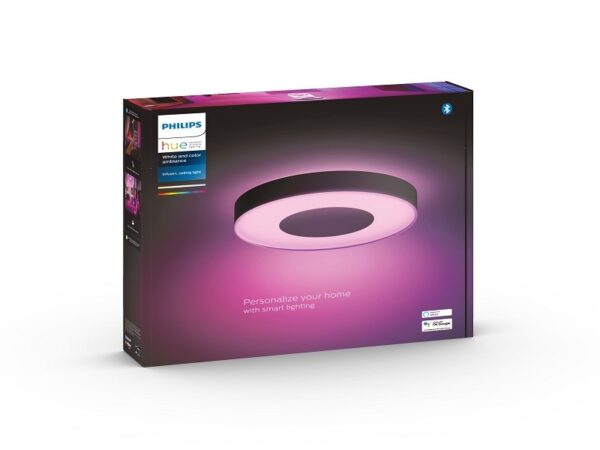 Philips Hue 41164/30/P9 Smart LED stropní svítidlo | RGB | Variabilní | Černá | 52,5W