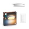 Philips Hue 41165/31/P6 Smart LED Koupelnové stropní svítidlo | Variabilní | Bílá | 19,2W