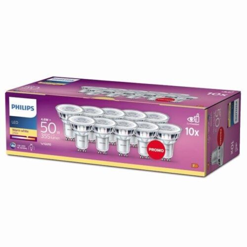 Philips 8718696778265 LED žárovka | GU10 | Teplá bílá | 4,6W