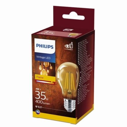 Philips 8718699673529 Classic Vintage LED žárovka E27 | Teplá bílá | 4W