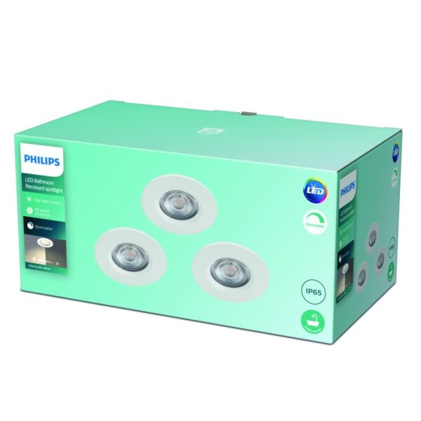 Philips 8718699755928 Dive LED Vnitřní osvětlení | Teplá bílá | Bílá | 5W