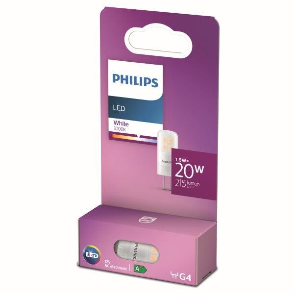 Philips 8718699767679 Kapsle LED žárovka | G4 | Teplá bílá | 1,8W | 1