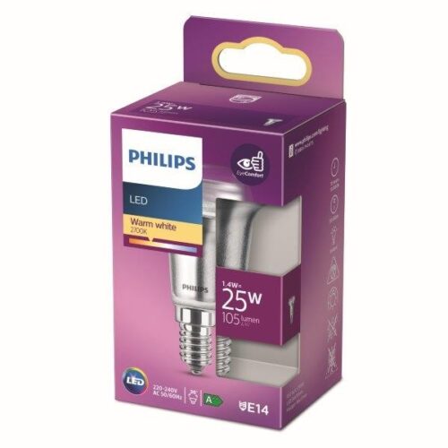 Philips 8718699773779 LED žárovka E14 | Teplá bílá | 1,4W