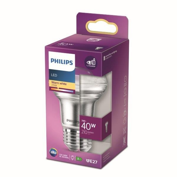 Philips 8718699773816 LED žárovka E27 | Teplá bílá | 3W