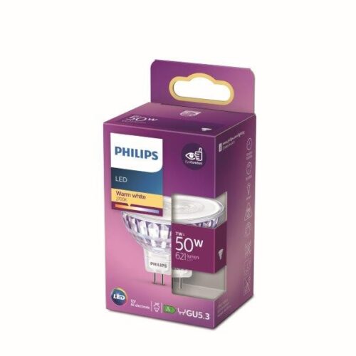 Philips 8718699773977 LED žárovka | GU5.3 | Teplá bílá | 7W