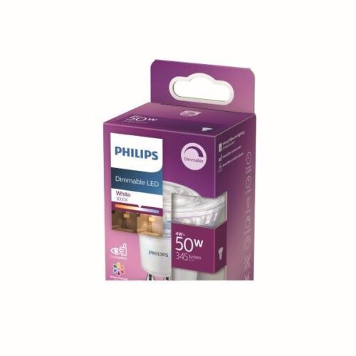 Philips 8718699775810 LED žárovka GU10 | Teplá bílá | 4W