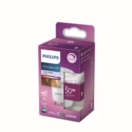 Philips 8718699775995 LED žárovka GU10 | Přírodní bílá | 4W