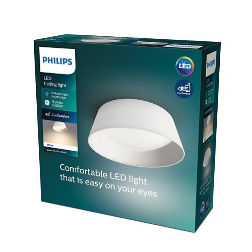 Philips 8718699777357 Dawn LED stropní svítidlo | Teplá bílá | Bílá | 2