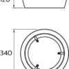 Philips 8718699777371 Dawn LED stropní svítidlo | Teplá bílá | Šedá