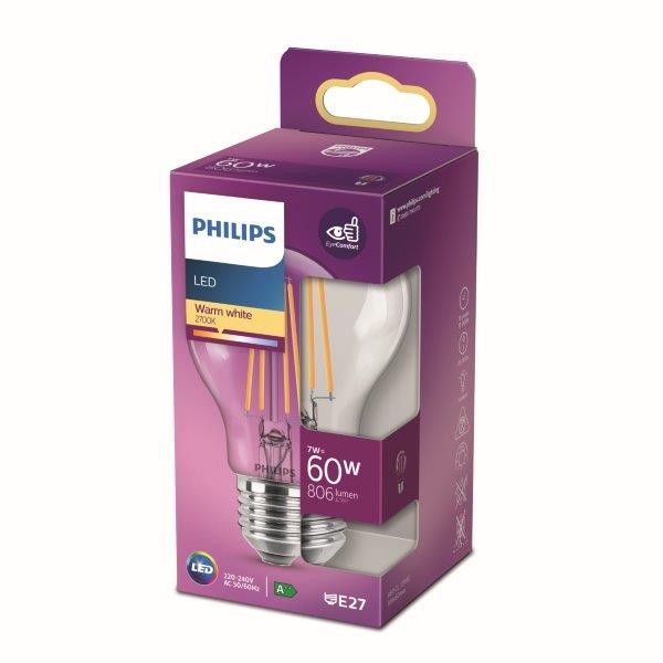 Philips 8718699777579 LED žárovka E27 | Teplá bílá | 7W