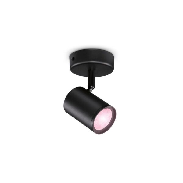 WiZ 8719514551930 Colors Smart LED bodové svítidlo | RGB | Variabilní | 5W | Černá