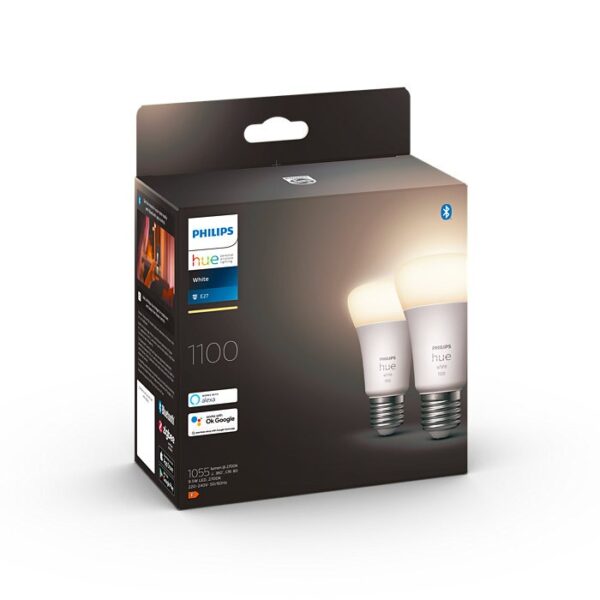 Philips Hue 8719514289192 Smart LED Smart sada žárovek E27 | Teplá bílá | 2x9,5W