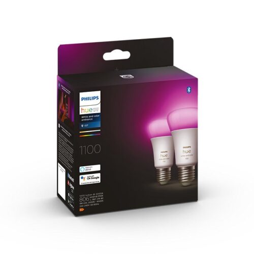 Philips Hue 8719514291317 Smart LED Smart sada žárovek E27 | RGB | Variabilní | 2x9W