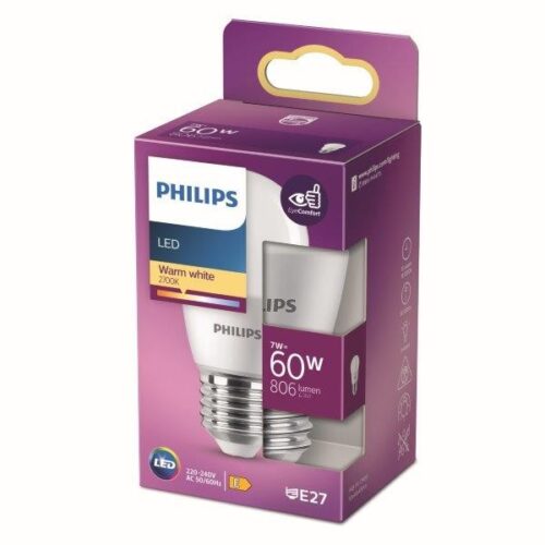 Philips 8719514309661 LED žárovka E27 | Teplá bílá | 7W