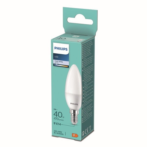 Philips 8719514313323 LED žárovka E14 | Teplá bílá | 5W