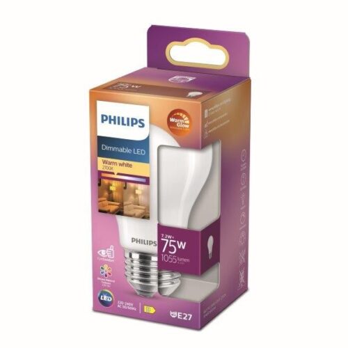 Philips 8719514324039 LED žárovka E27 | Teplá bílá | 7,2W