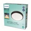 Philips 8719514326606 Doris LED stropní svítidlo | Teplá bílá | Černá | 17W