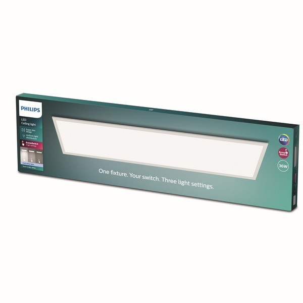 Philips 8719514326743 Super Slim LED stropní svítidlo | Teplá bílá | Bílá | 36W