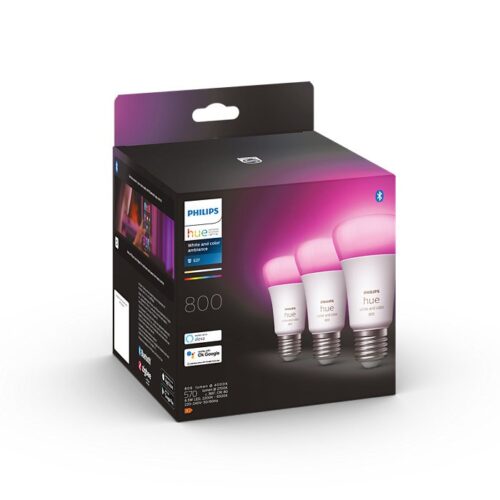 Philips Hue 8719514328389 Smart LED Smart sada žárovek E27 | RGB | Variabilní | 3x6,5W