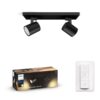 Philips Hue 8719514338166 Runner Smart Přisazený lustr | GU10 | Černá