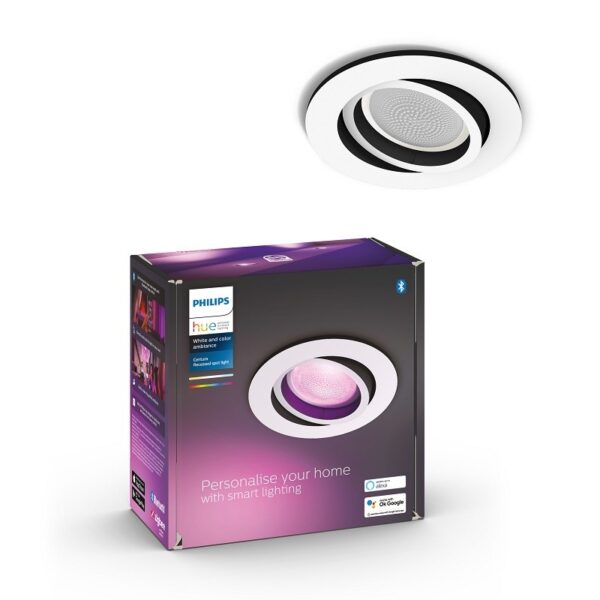 Philips Hue 8719514338647 Centura Smart LED Vnitřní osvětlení | RGB | Variabilní | Bílá | 5,7W