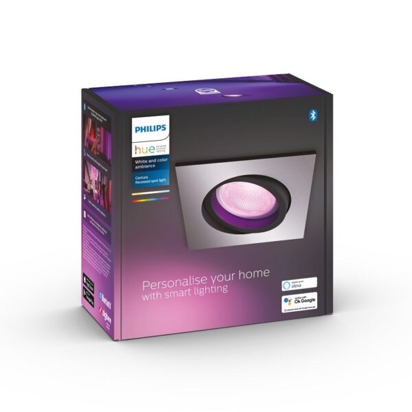 Philips Hue 8719514338807 Centura Smart LED Vnitřní osvětlení | RGB | Variabilní | Kov | 5,7W