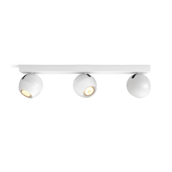 Philips Hue 8719514339101 Buckram Smart LED bodové svítidlo | Variabilní | Černá | 3x5W