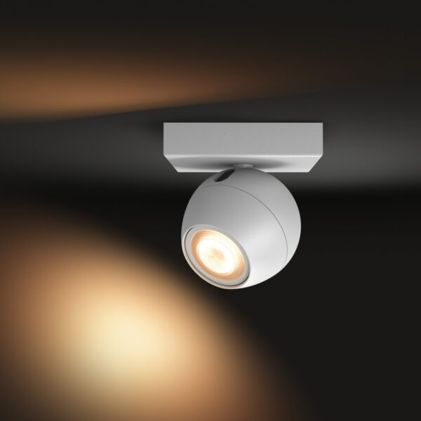 Philips Hue 8719514339224 Buckram Smart Nástěnní svítidlo s ovladačem | GU10 | Bílá