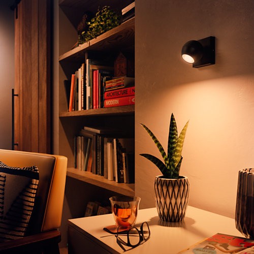 Philips Hue 8719514339248 Buckram Smart LED bodové svítidlo | Variabilní | Černá | 5W