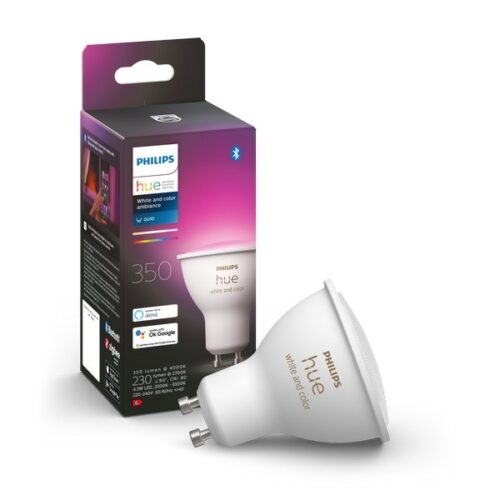 Philips Hue 8719514339880 Smart LED Smart žárovka GU10 | Variabilní | 43W | Bílá