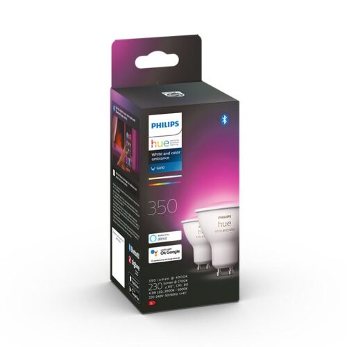 Philips Hue 8719514340084 Set Smart LED Smart sada žárovek GU10 | Variabilní | 4,3W