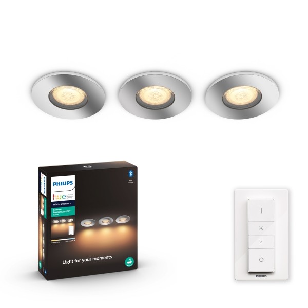 Philips Hue 8719514340817 Adore Smart Vnitřní osvětlení | GU10 | Chrom | Kov