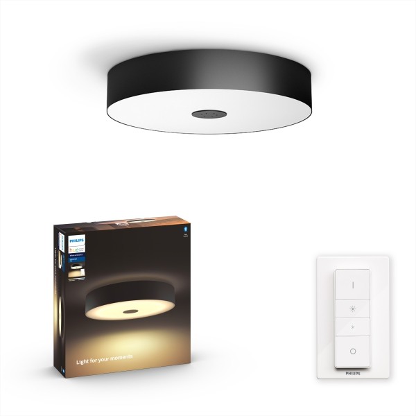 Philips Hue 8719514341258 Fair Smart LED Stropní svítidlo s ovladačem | Variabilní | Černá | 25W