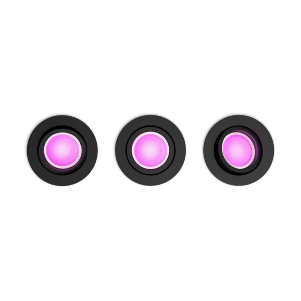 Philips Hue 8719514342903 Centura Smart LED Vnitřní osvětlení | RGB | Variabilní | Černá | 3x5,7W