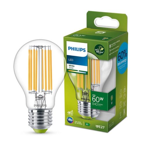 Philips 8719514343788 LED žárovka E27 | Teplá bílá | 4W